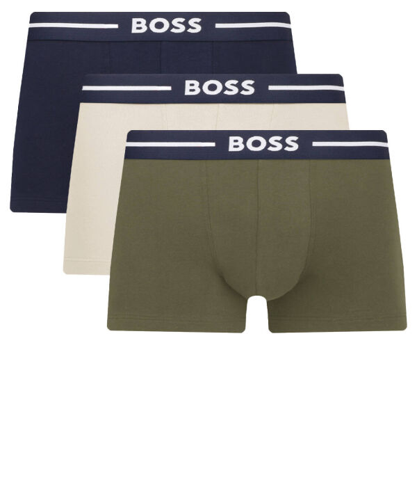 

Комплект боксеров Boss, черный / бежевый / зеленый