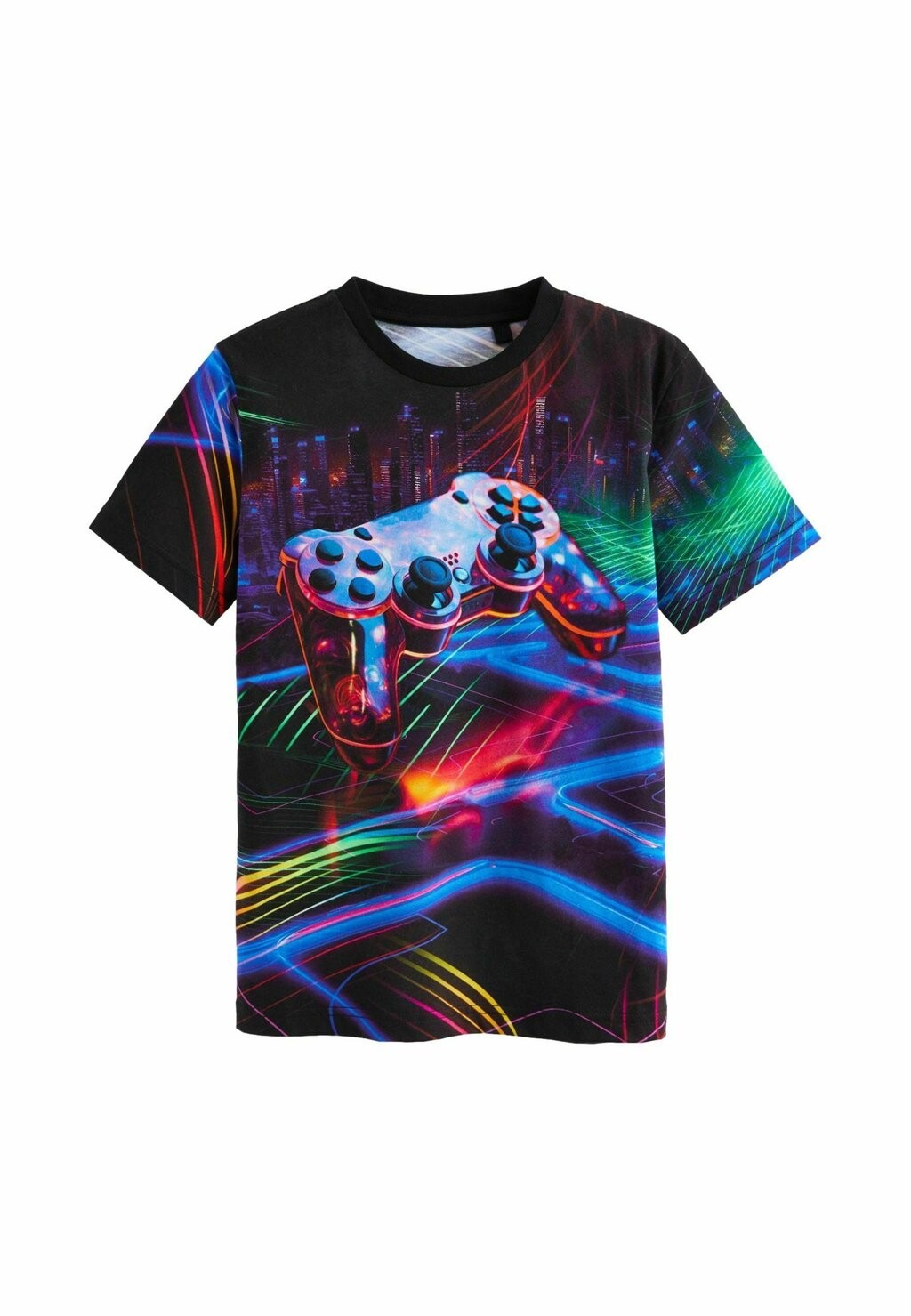 

Футболка с принтом All Over Short Sleeve Standard Next, контроллер черный