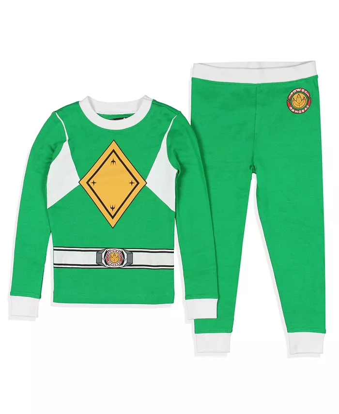 

Детский унисекс костюм-пижама с персонажем Power Rangers, зеленый
