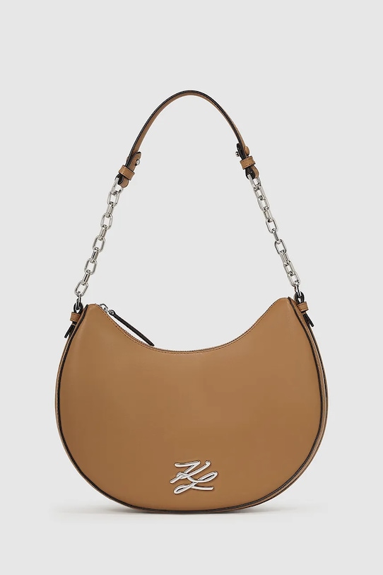 

Кожаная сумка K/AUTOGRAPH Karl Lagerfeld, коричневый