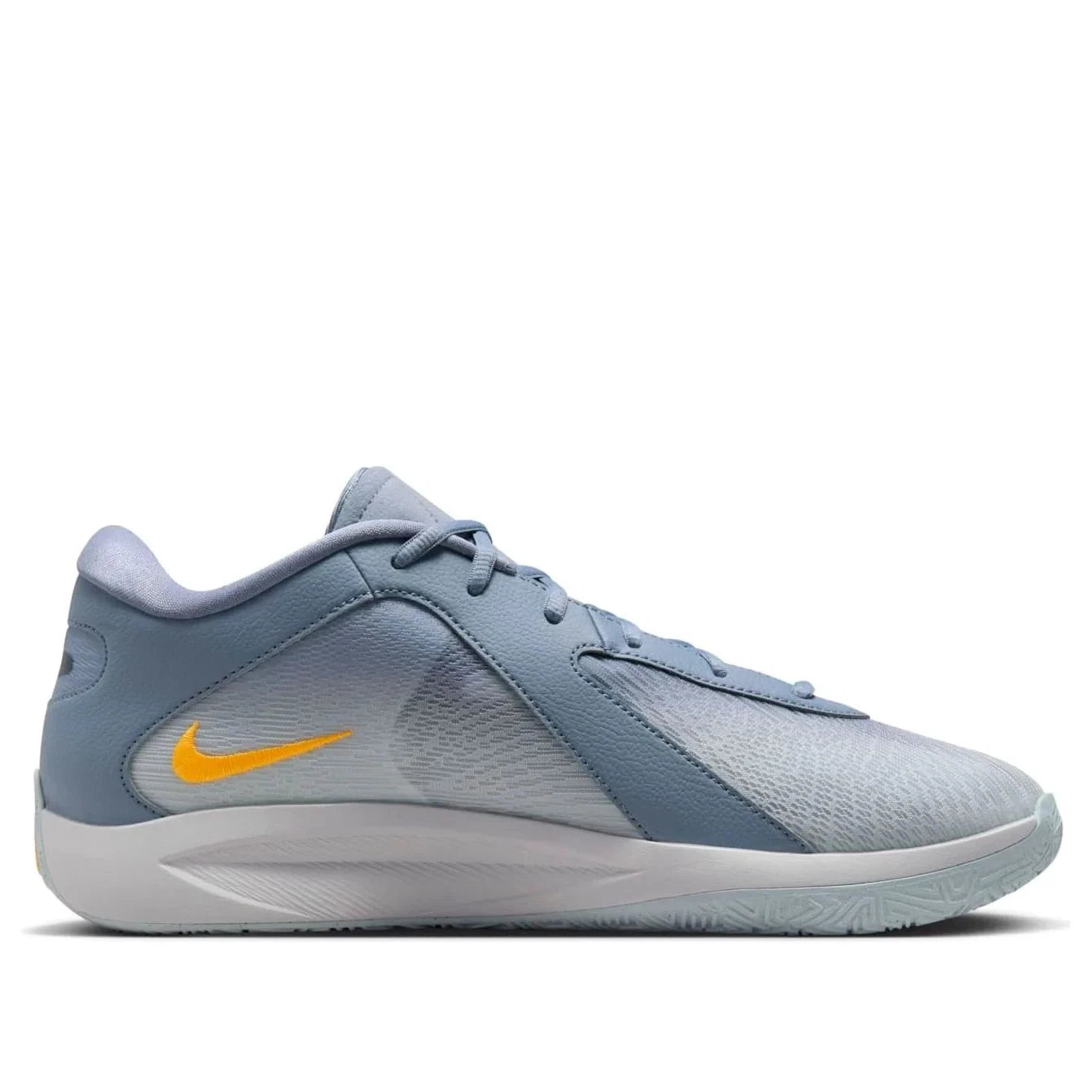 Баскетбольные кроссовки Nike Giannis Zoom Freak 6 FJ7792-400 серого цвета, унисекс, NIN607 — фото 2