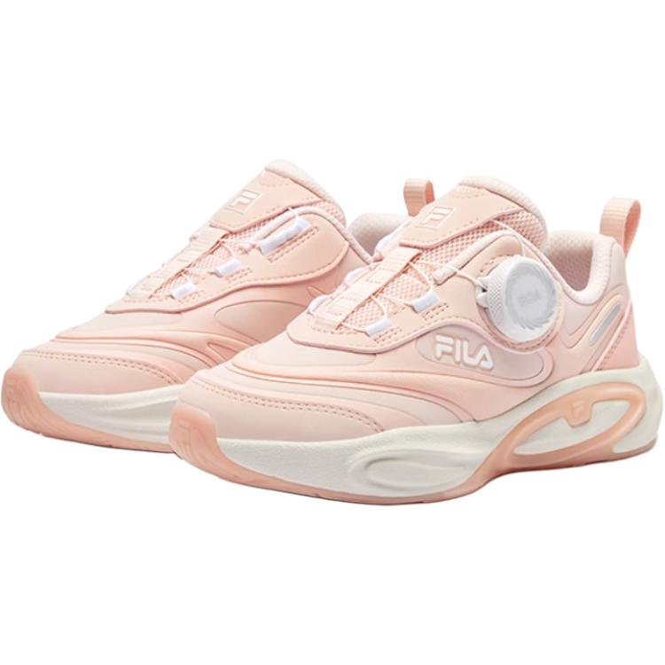 FILA KIDS Детские кроссовки BOA с низким верхом, устойчивые к истиранию и скольжению, розовые, для детей от 3 до 7 лет — фото 3