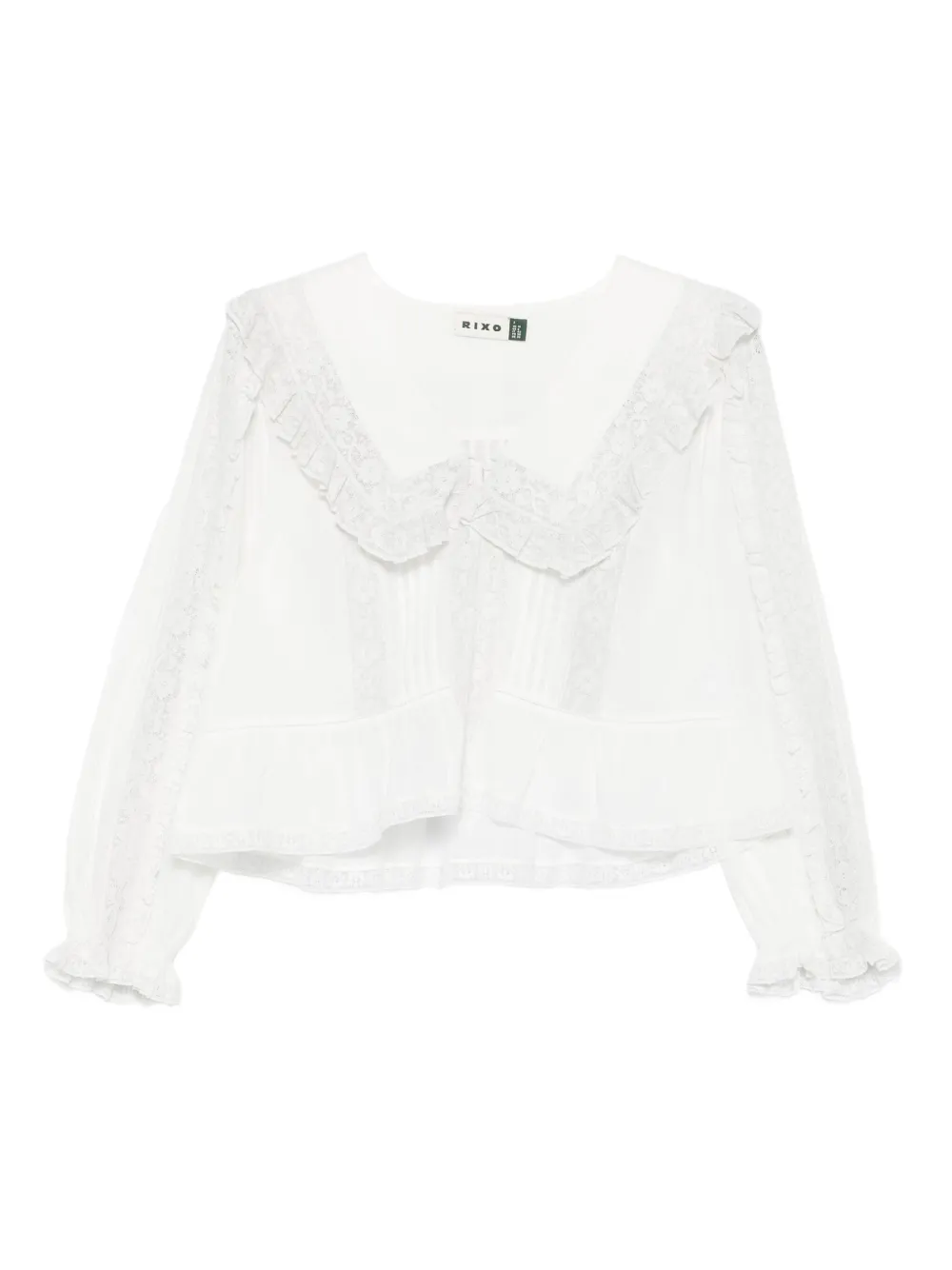 

Топ Caserta Broderie с оборками Rixo, белый