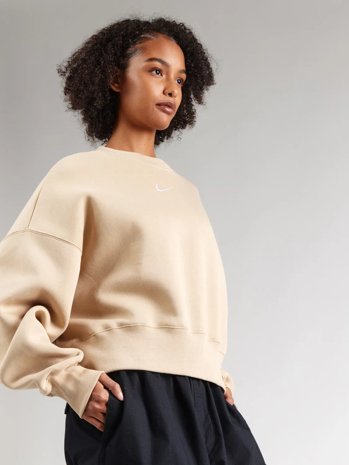 Толстовка 'Phoenix Fleece' Nike Sportswear, Light Brown — фото 3