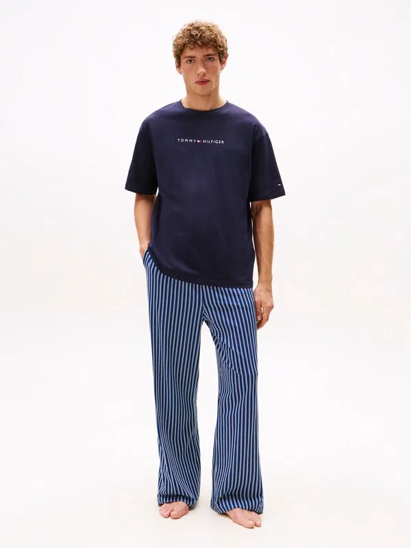 Оригинальная футболка с логотипом, пижамная майка Tommy Hilfiger, Desert Sky — фото 2