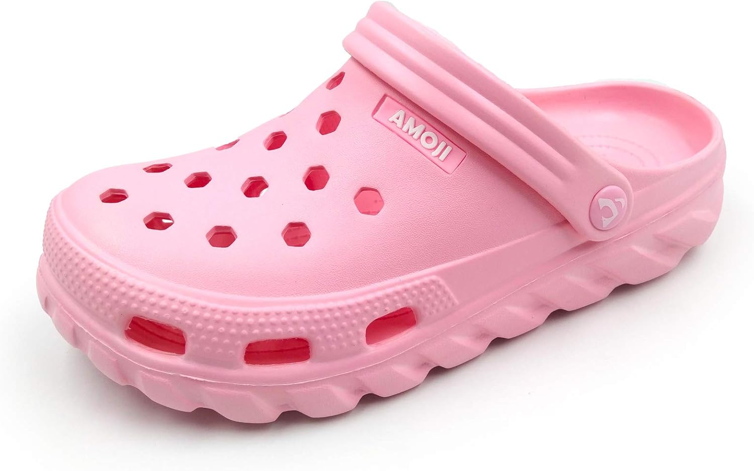 

Унисекс сабо для сада Amoji, садовая обувь AA1521, розовый