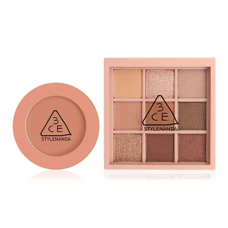 

Тени для век и румяна Velour, набор из двух предметов для осветления тона кожи 3CE