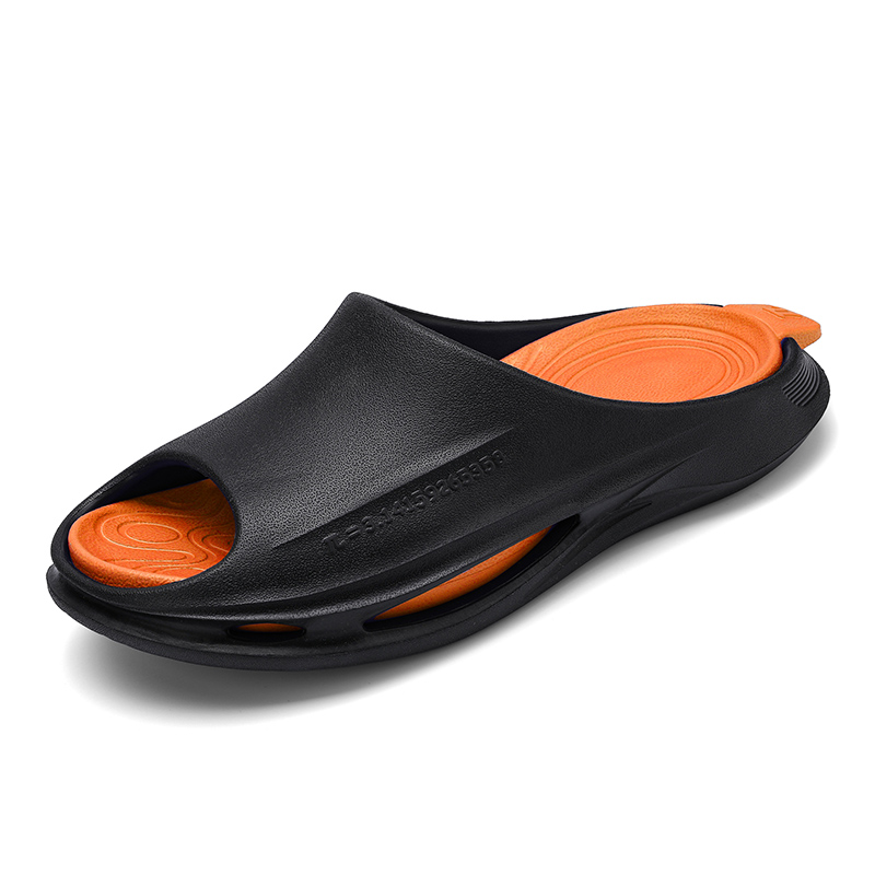 

PLAY COBBLER Слайдеры унисекс черно-оранжевые, цвет Black Orange