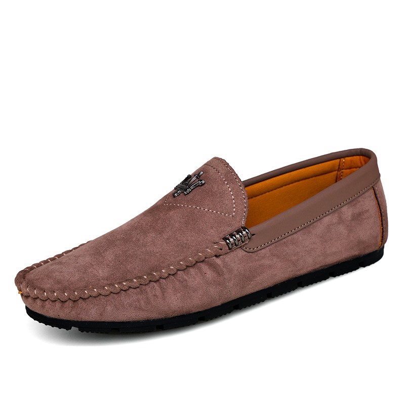 

KUPE Мокасины мужские — коричневые с красным, цвет Brown Red