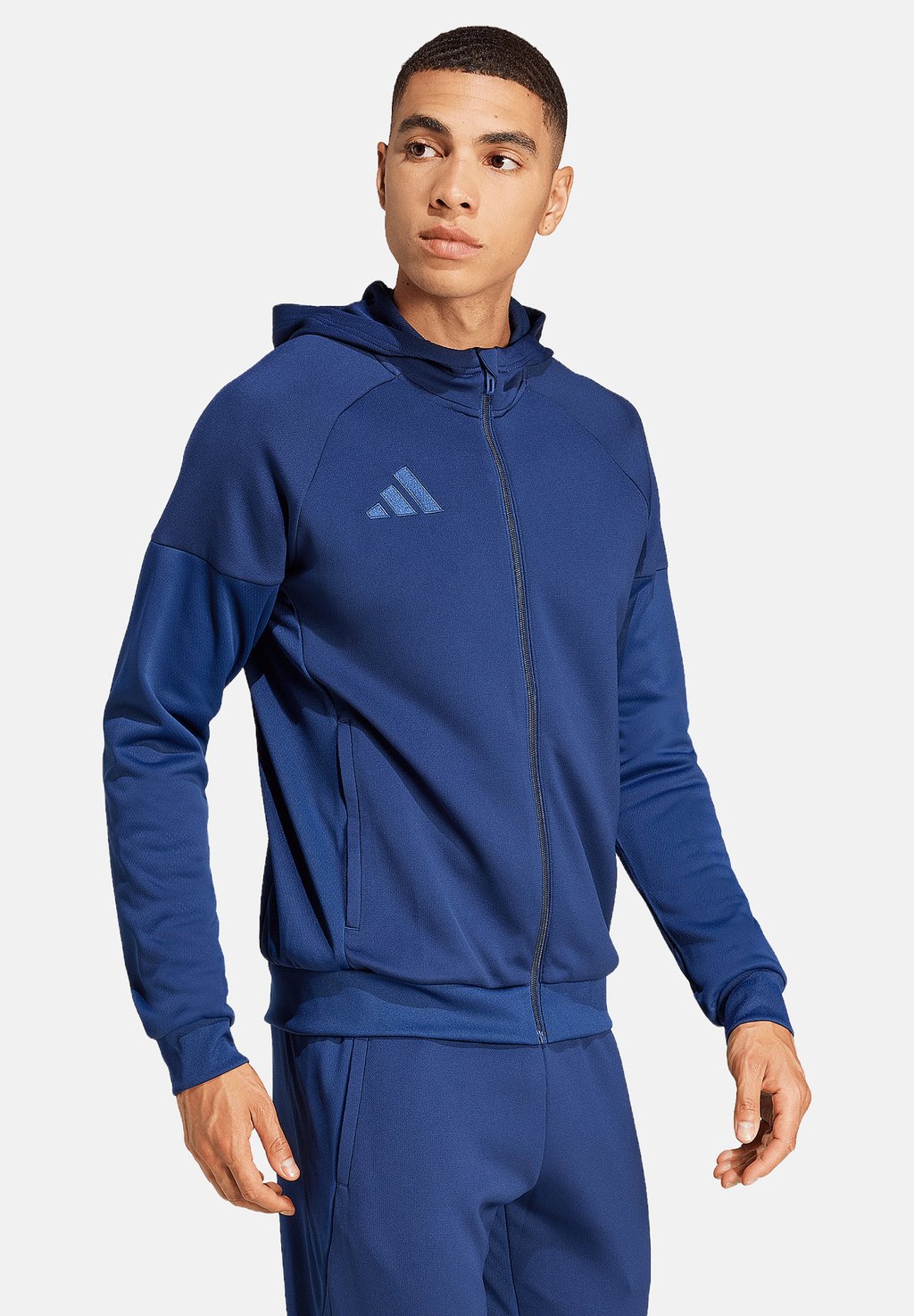 

Толстовка на молнии TEAMSPORT - TIRO 25 Adidas Performance, синий