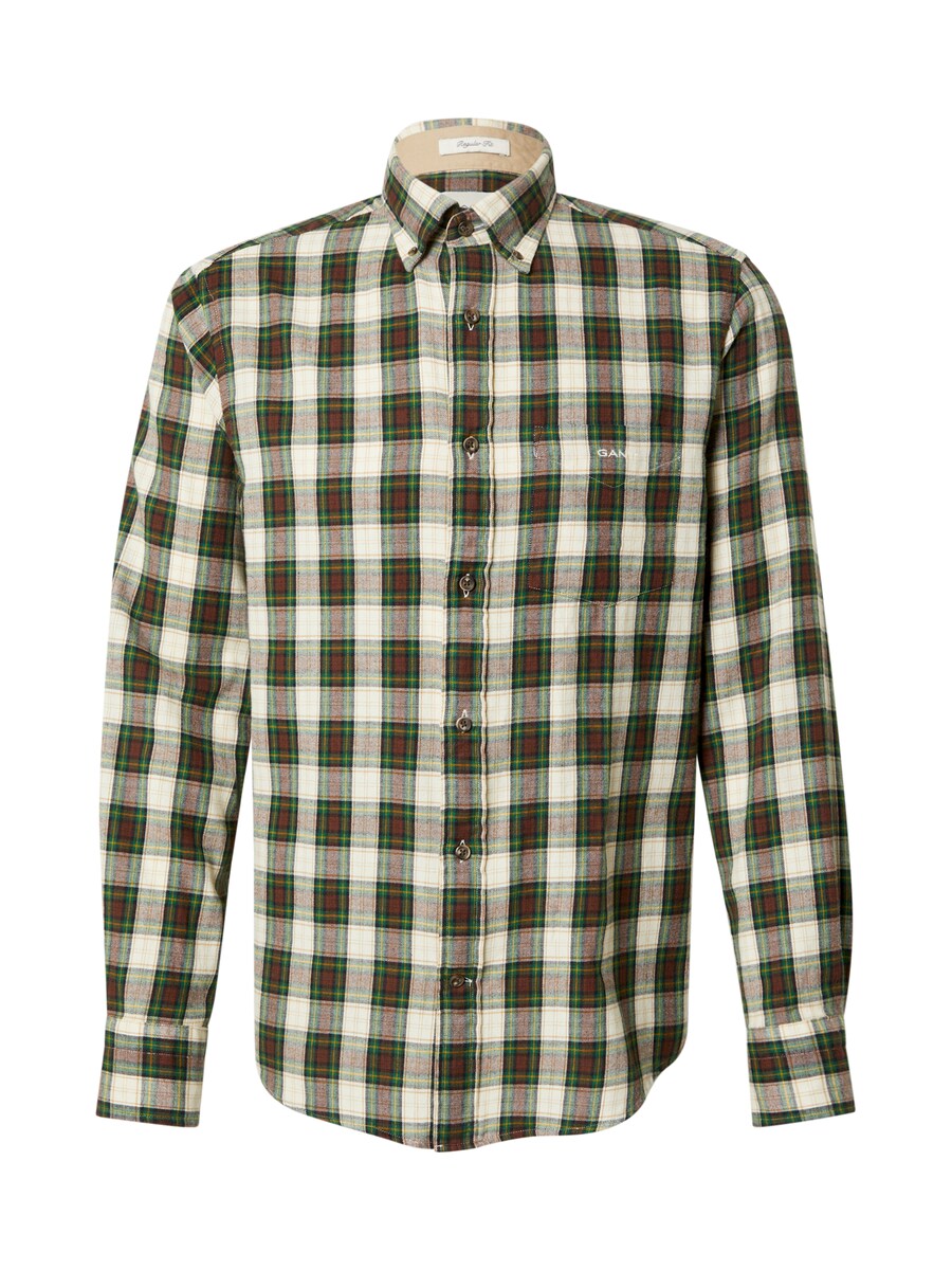 

Рубашка на пуговицах классического кроя GANT, Cream/Ecru