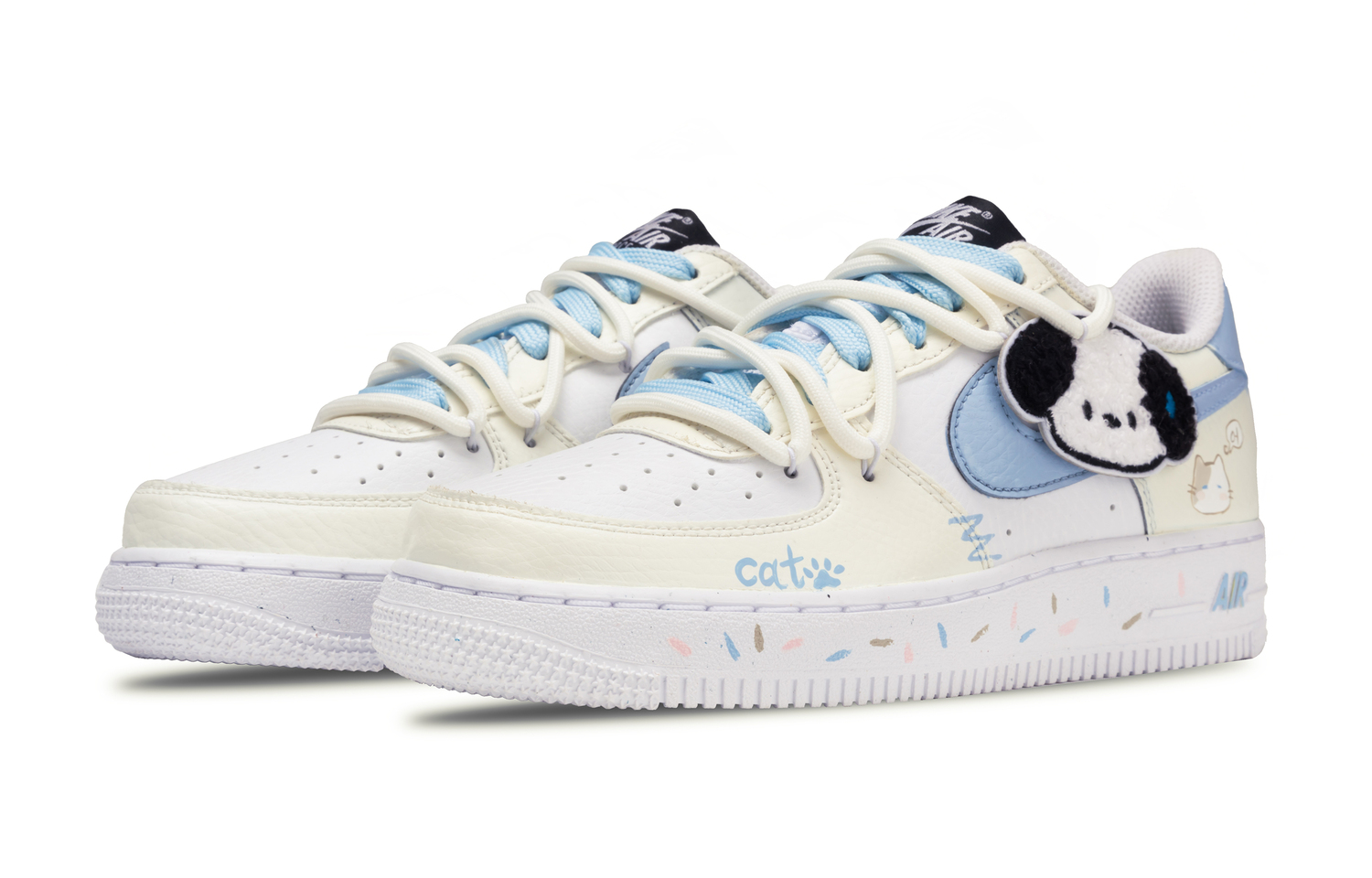 Детские скейтерские кроссовки Air Force 1 унисекс Nike, белый — фото 4