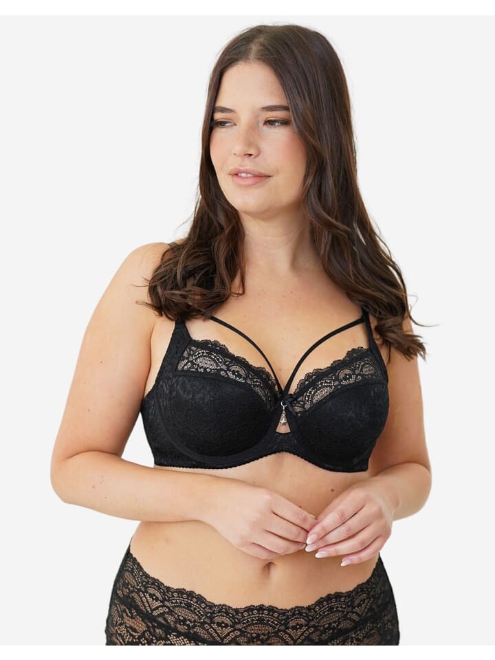 

Бюстгальтер на косточках SugarShape, цвет black satin