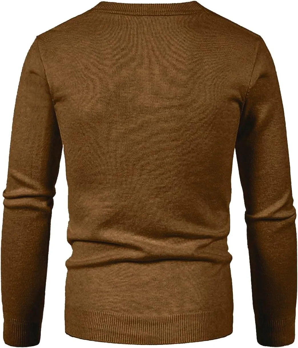 

Dgoopd вязаный кардиган для мужчин с V-образным вырезом и пуговицами