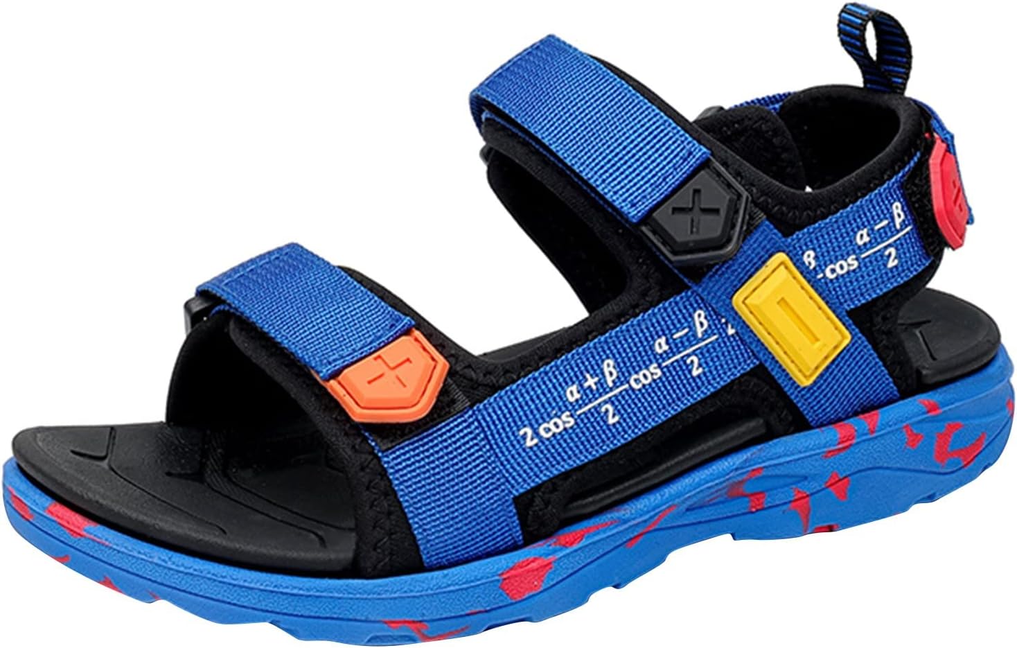 

Детские сандалии для мальчиков, модная пляжная обувь, легкие и мягкие, милые сандалии для девочек, средние и большие размеры, мягкая подошва (серые, размер 3,5, для детей постарше) Generic