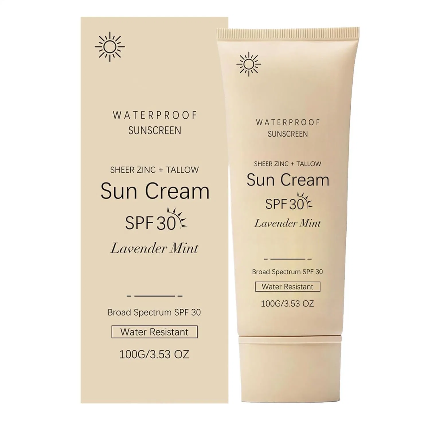 Увлажняющий солнцезащитный лосьон SPF 30 для лица и тела 100 г Generisch