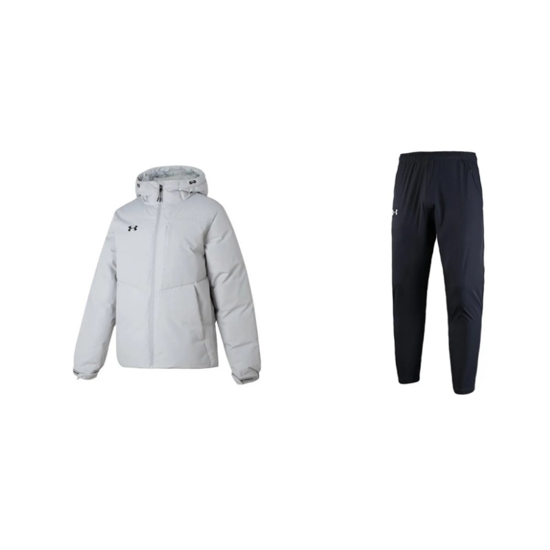 

Повседневная спортивная одежда Unisex Under Armour, set (черный pants+светло-серый top)