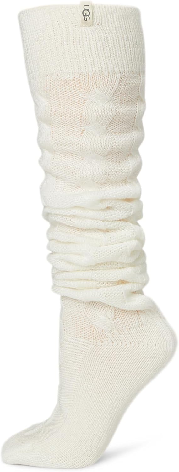 

Носки UGG womens Zanika Thigh High Cable, Cream