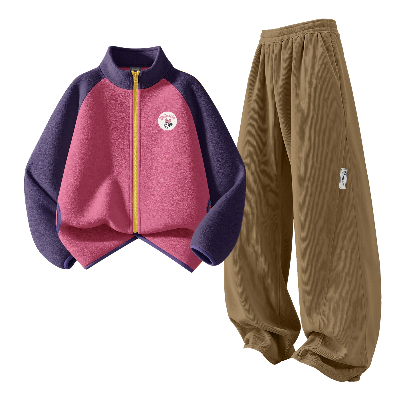 

Детская повседневная спортивная одежда Disney, фиолетовый/коричневый