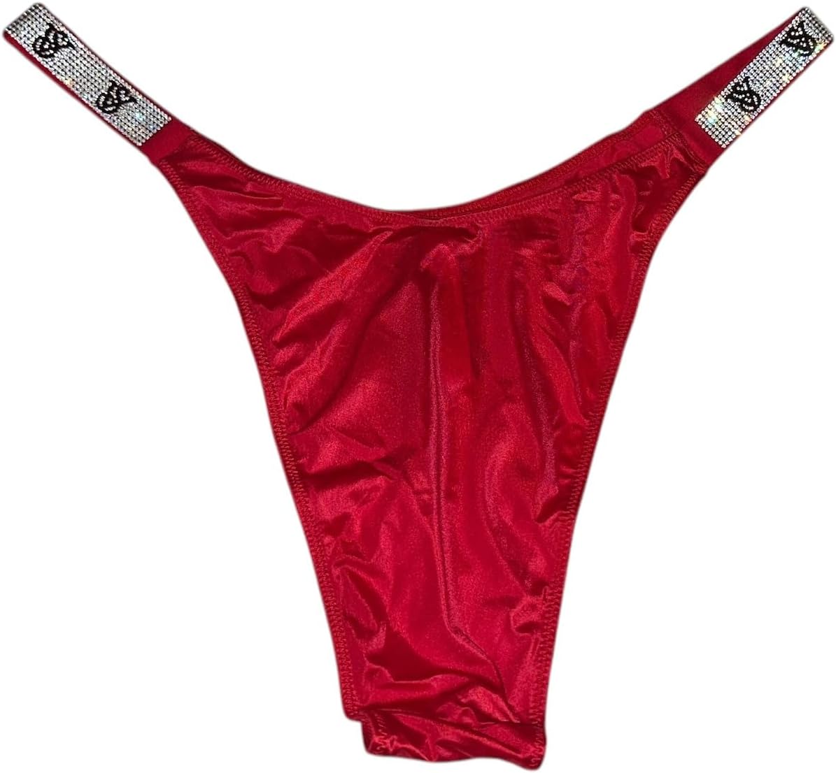 

Victoria's Secret Shine Strap Very Sexy Smooth Brazilian Panty, цвет Red, новый, Red Shine
