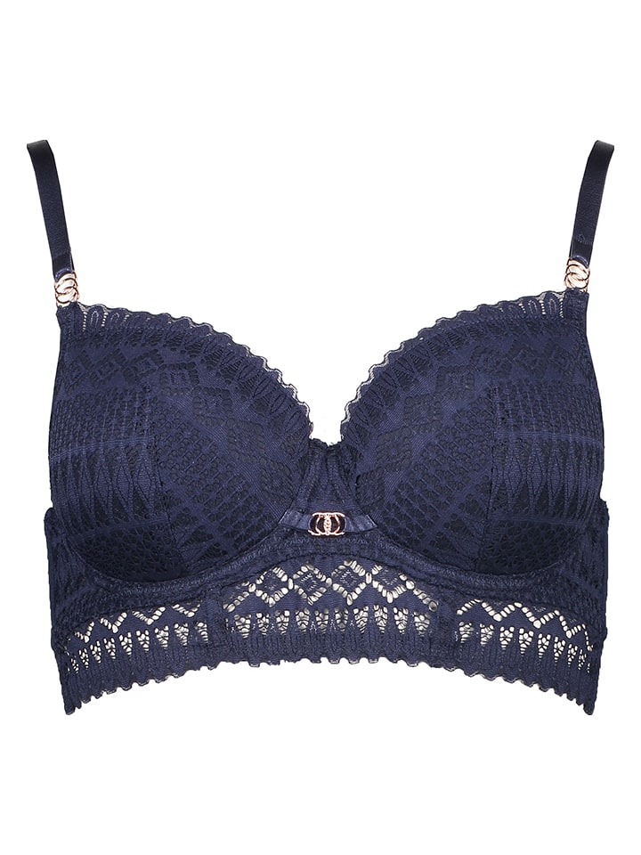 

Бюстгальтер на косточках LASCANA, темно-синий
