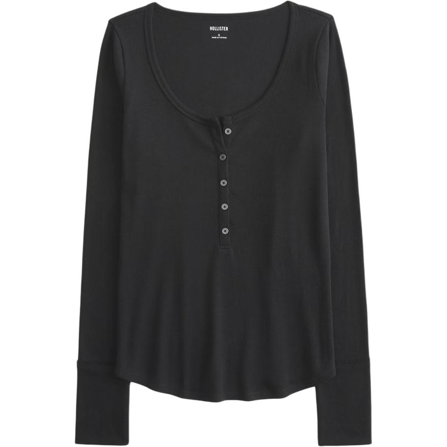 

Hollister Футболка женская черная, Черный, Hollister Футболка женская черная