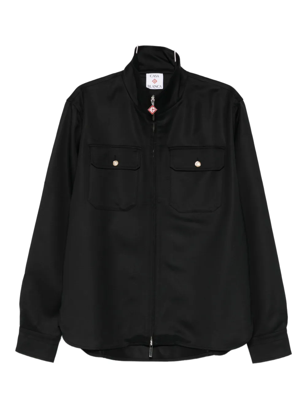 

Куртка с карманами на молнии Casablanca, черный