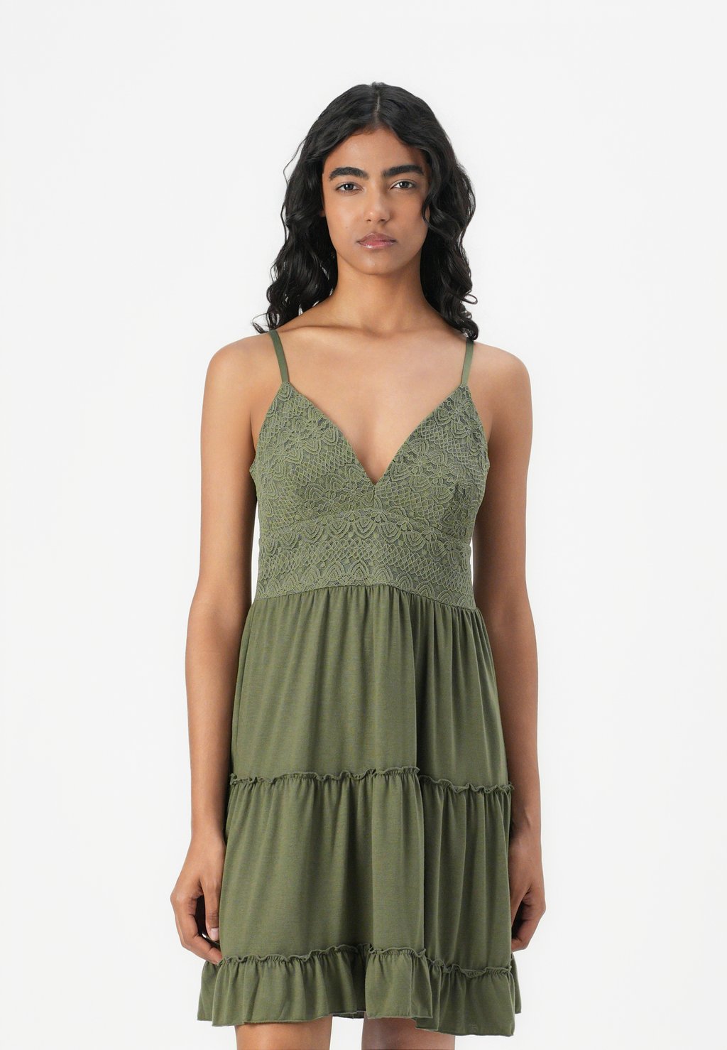 

Повседневное платье VIAGNES DRESS VILA, хаки