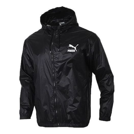

Куртка woven windproof hooded jacket black Puma, черный