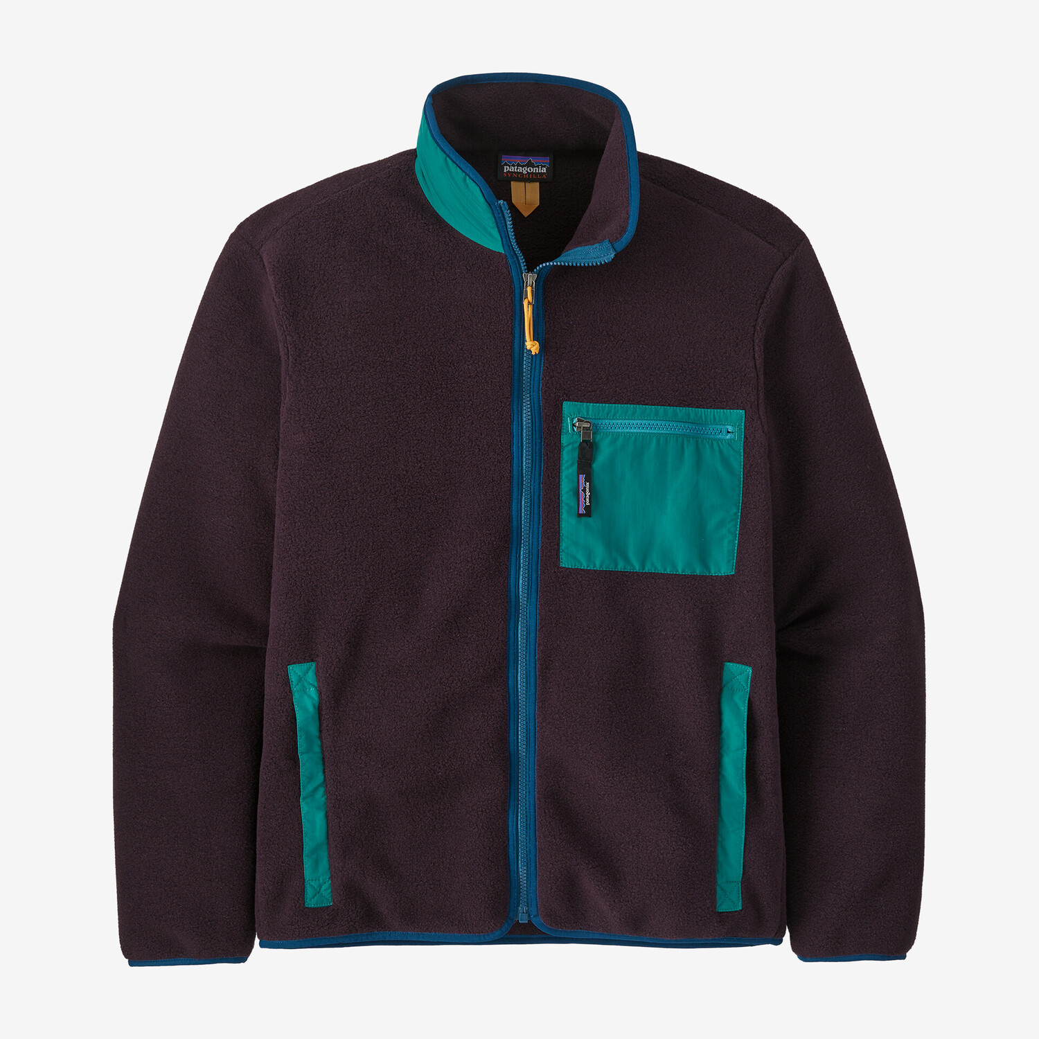 

Мужская флисовая куртка Synchilla Patagonia, цвет Obsidian Plum