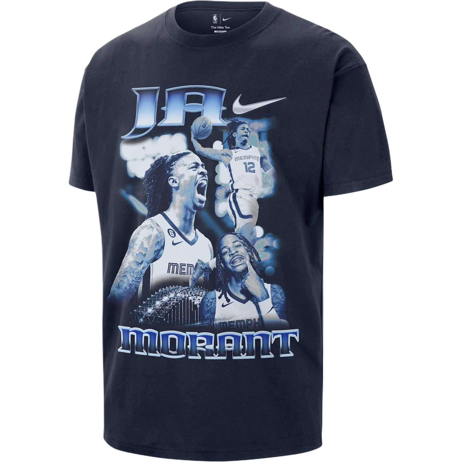 Футболка NBA с принтом Джа Моранта Nike College Navy