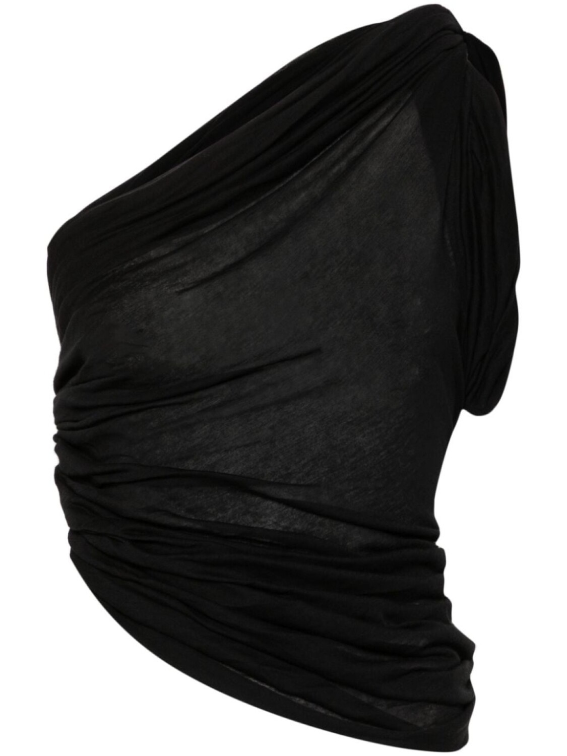 

Rick Owens футболка Twist асимметричного кроя, черный