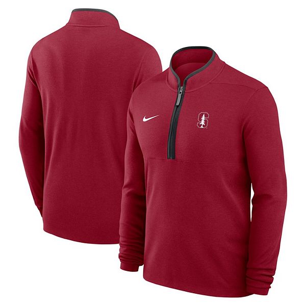 Мужская толстовка кардинал стэнфорд кардинал courtside victory dri-fit с полумолнией Nike — фото 2