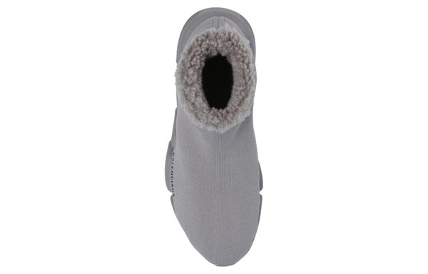 Кроссовки speed 2.0 sneakers 'grey recycled knit' Balenciaga, серый — фото 4