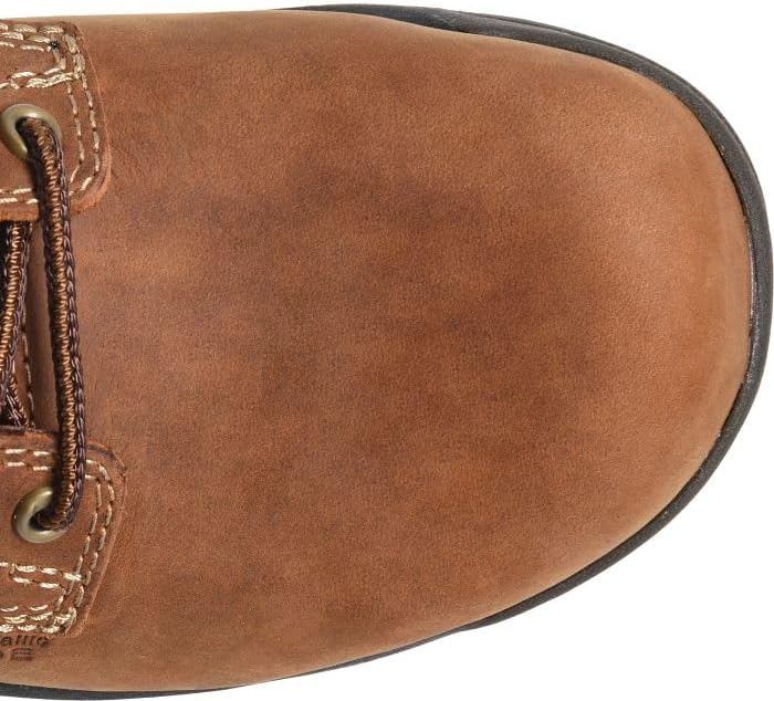 Мужские водонепроницаемые рабочие ботинки Carolina Boots Bruno Hi 8 с подкладкой-подушкой, стелькой AG7 и противоскользящей подошвой, темно-коричневый — фото 3