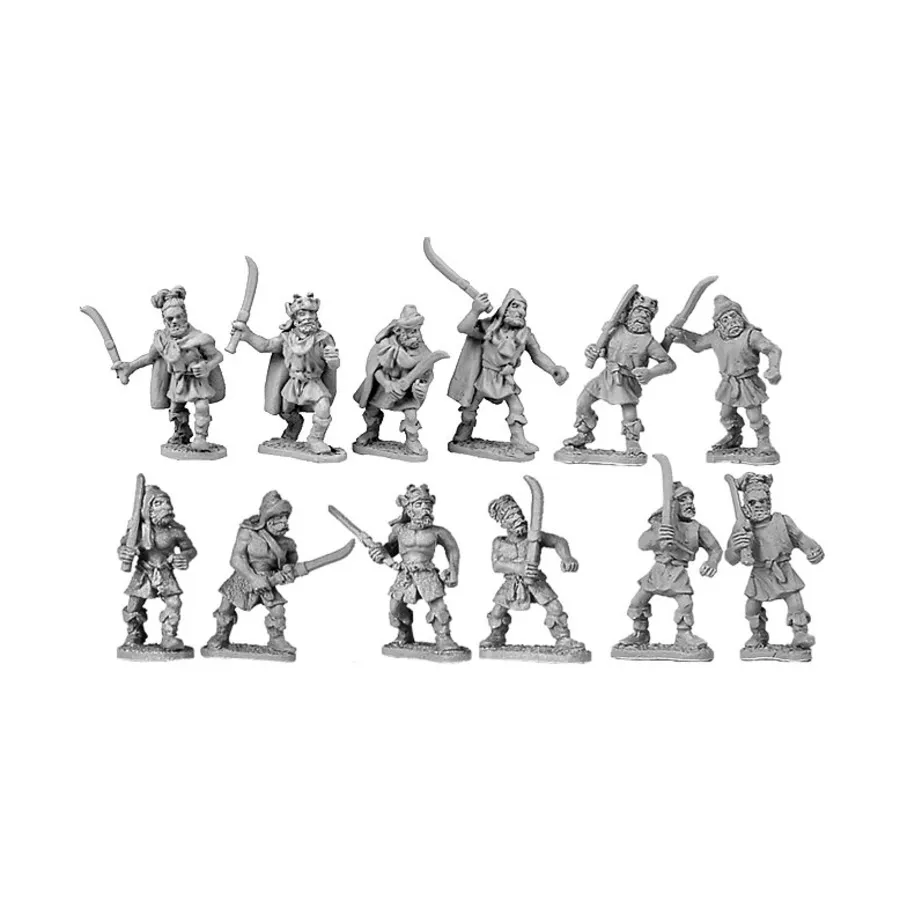 

Фракийские пельтасты с Ромфеей, Ancients - Thracian (15mm) (Xyston Miniatures)