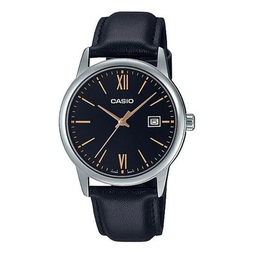 

Часы Men's CASIO DRESS Series Minimalistic Small Business Casual Watch Mens Black Analog, черный