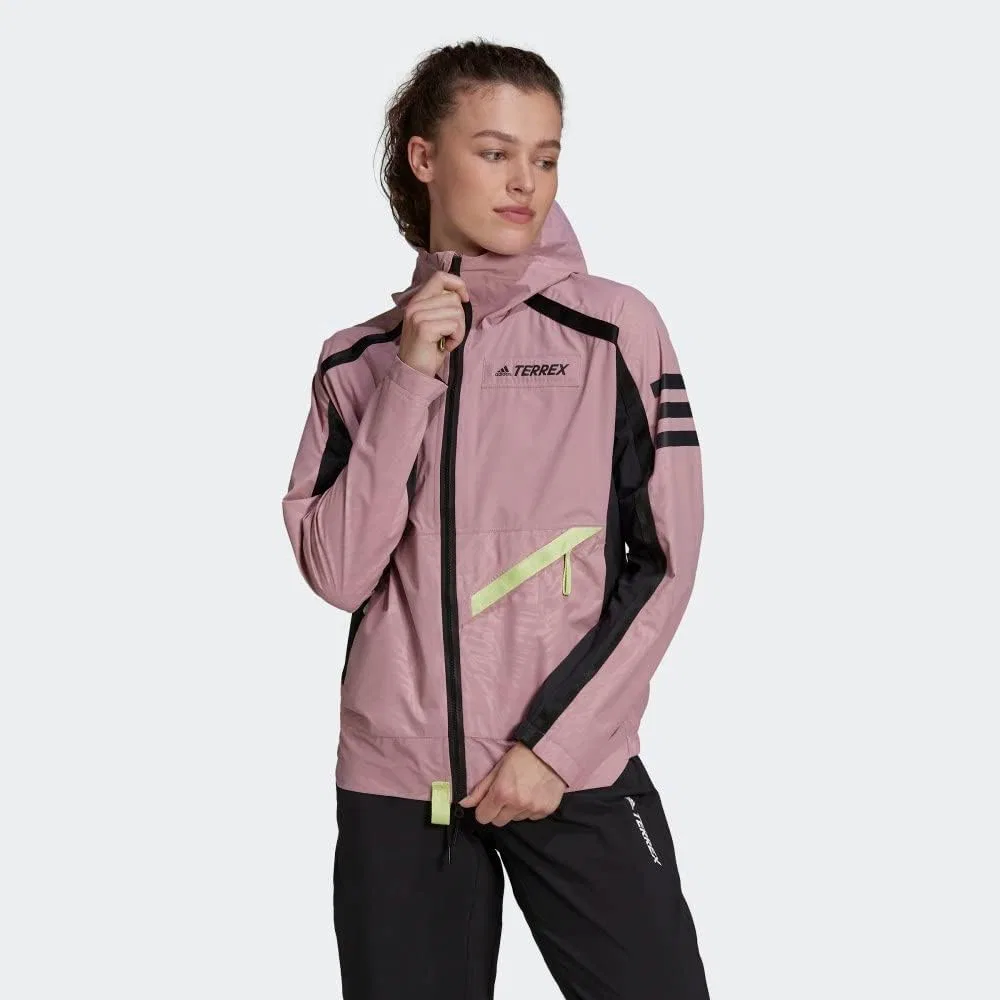 Куртка женская adidas, цвет Magic Mauve — фото 2