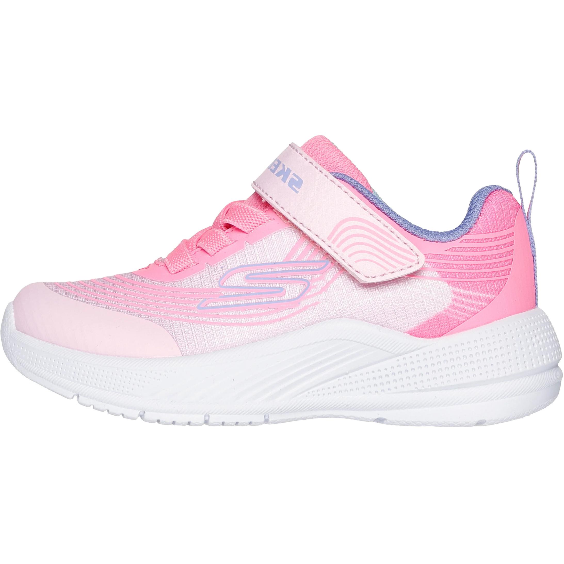 

Skechers Kids Нескользящие износостойкие низкие туфли для малышей розового цвета для младенцев и малышей