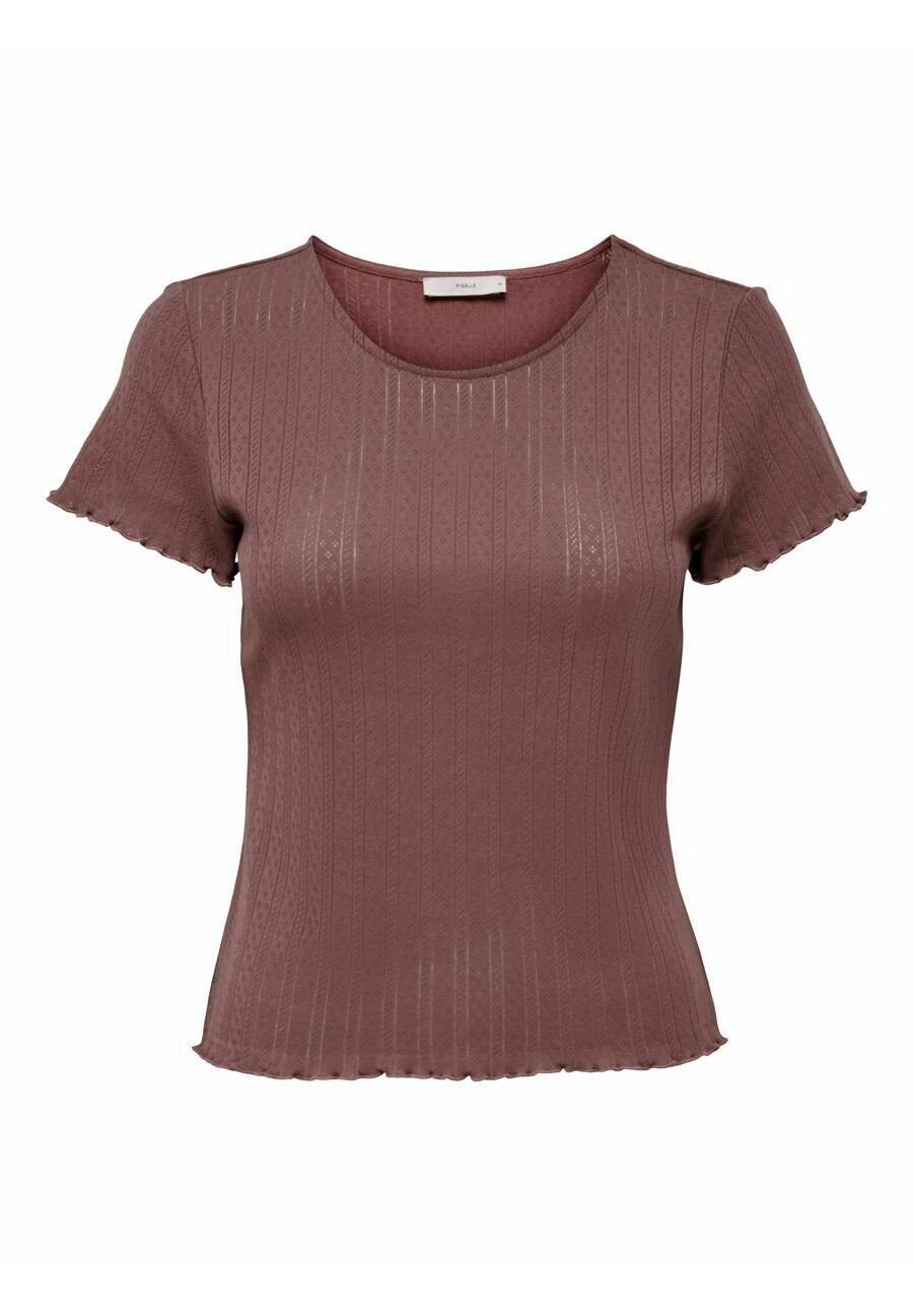 

Базовая футболка ONLCARLOTTA ONLY, цвет rose brown