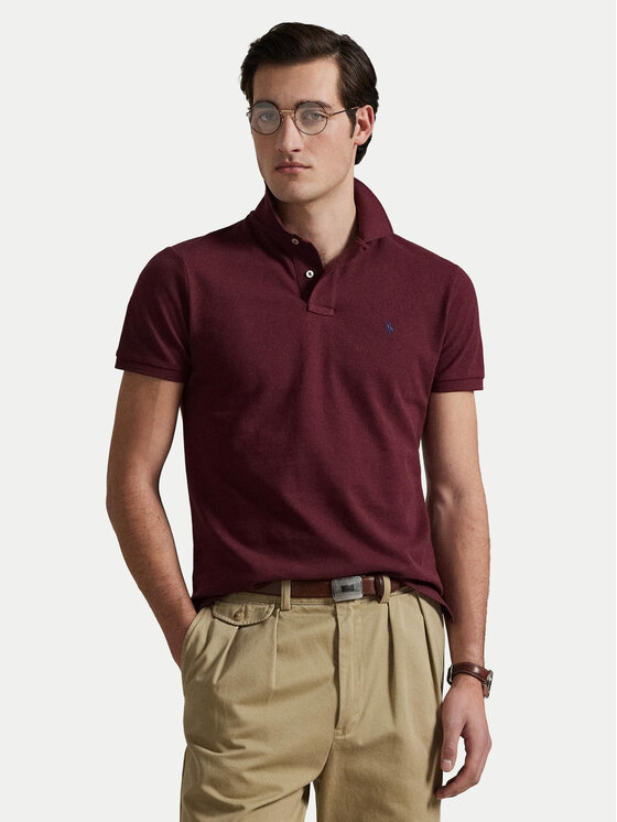 

Поло custom slim fit 710680784293 Polo Ralph Lauren, красный