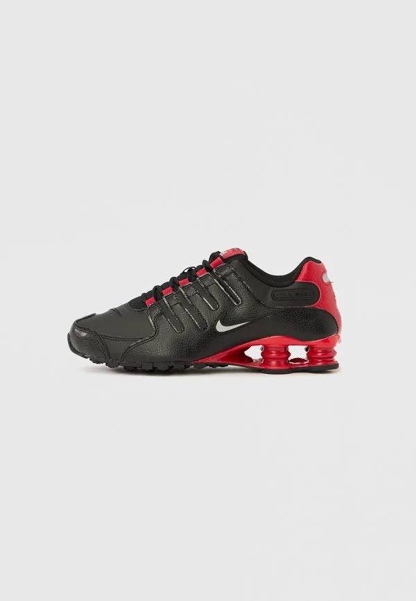 Кроссовки shox nz eu Nike Sportswear, Black/Silver-Coloured/Gym Red