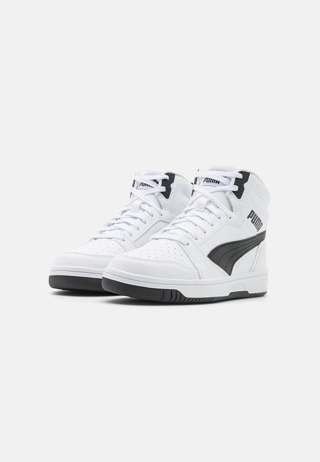 Кроссовки высокие REBOUND V6 MID JR UNISEX Puma, цвет white/black — фото 2