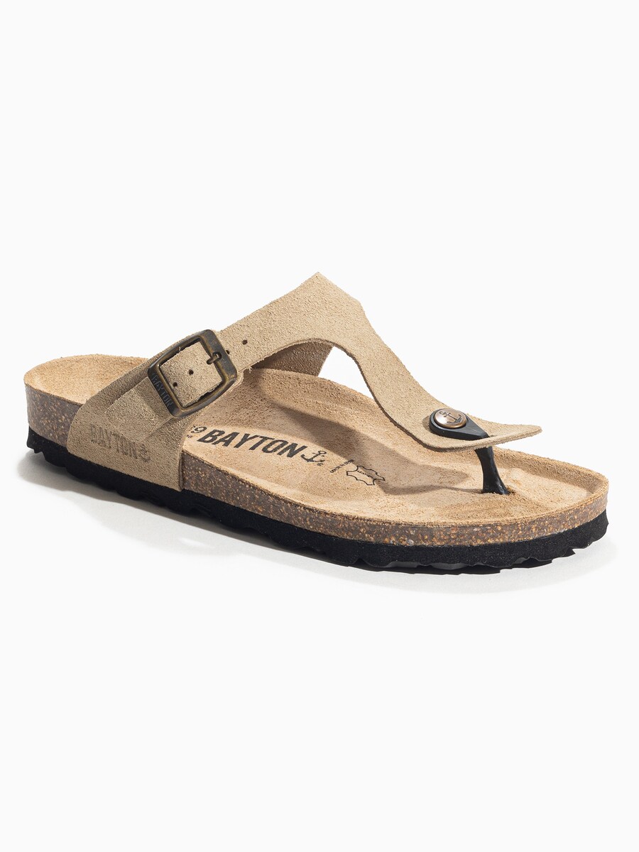 Сандалии с т-образным ремешком Bayton T-Bar Sandals Melia, бежевый — фото 3