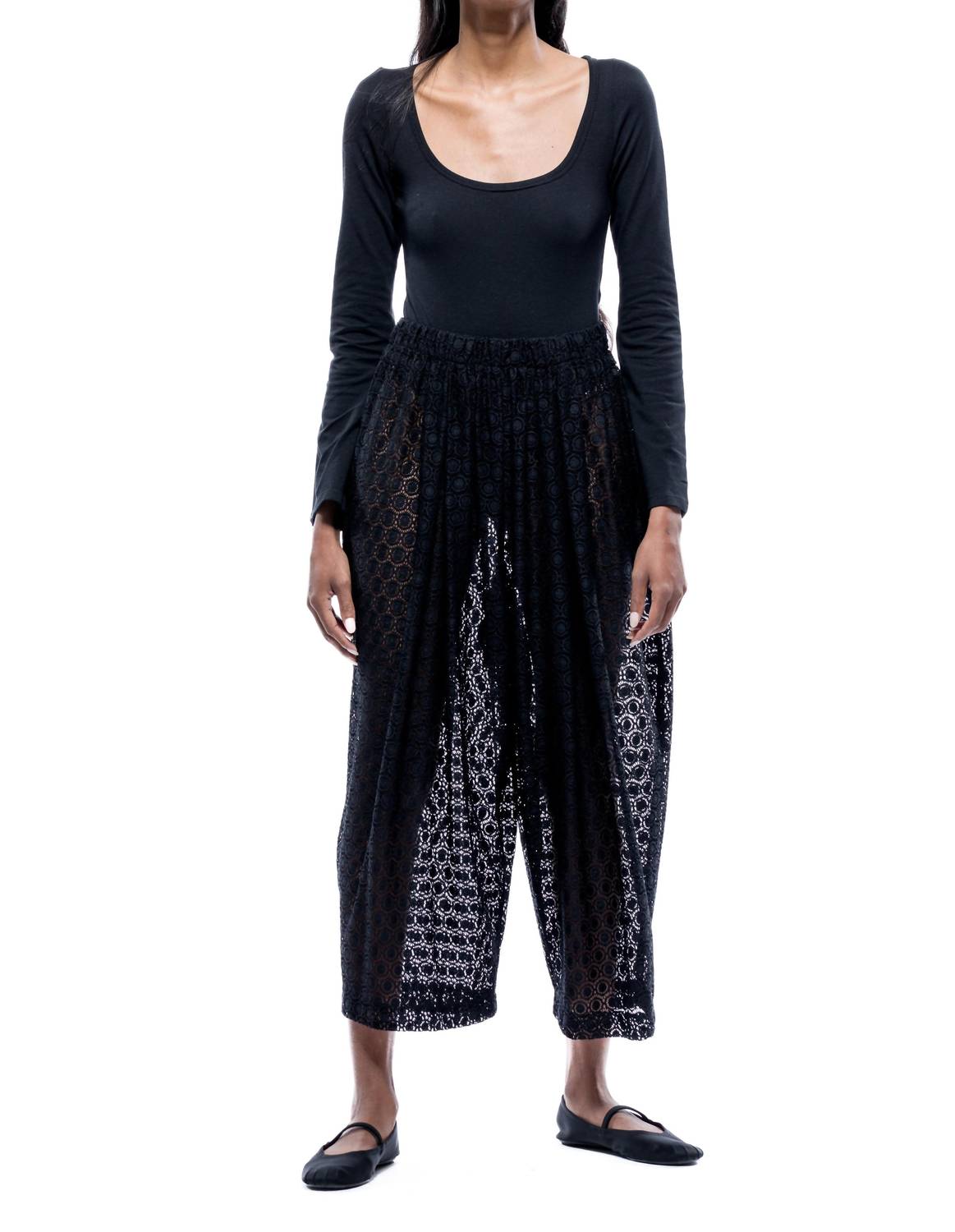 

Боди с глубоким вырезом черного цвета Toit Volant, черный