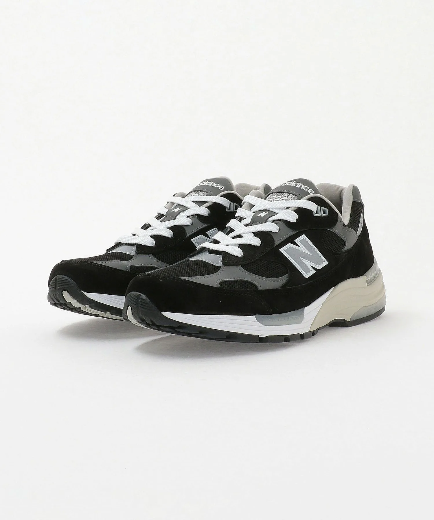 Мужские кроссовки New Balance U992BK для повседневной носки чёрные — фото 2