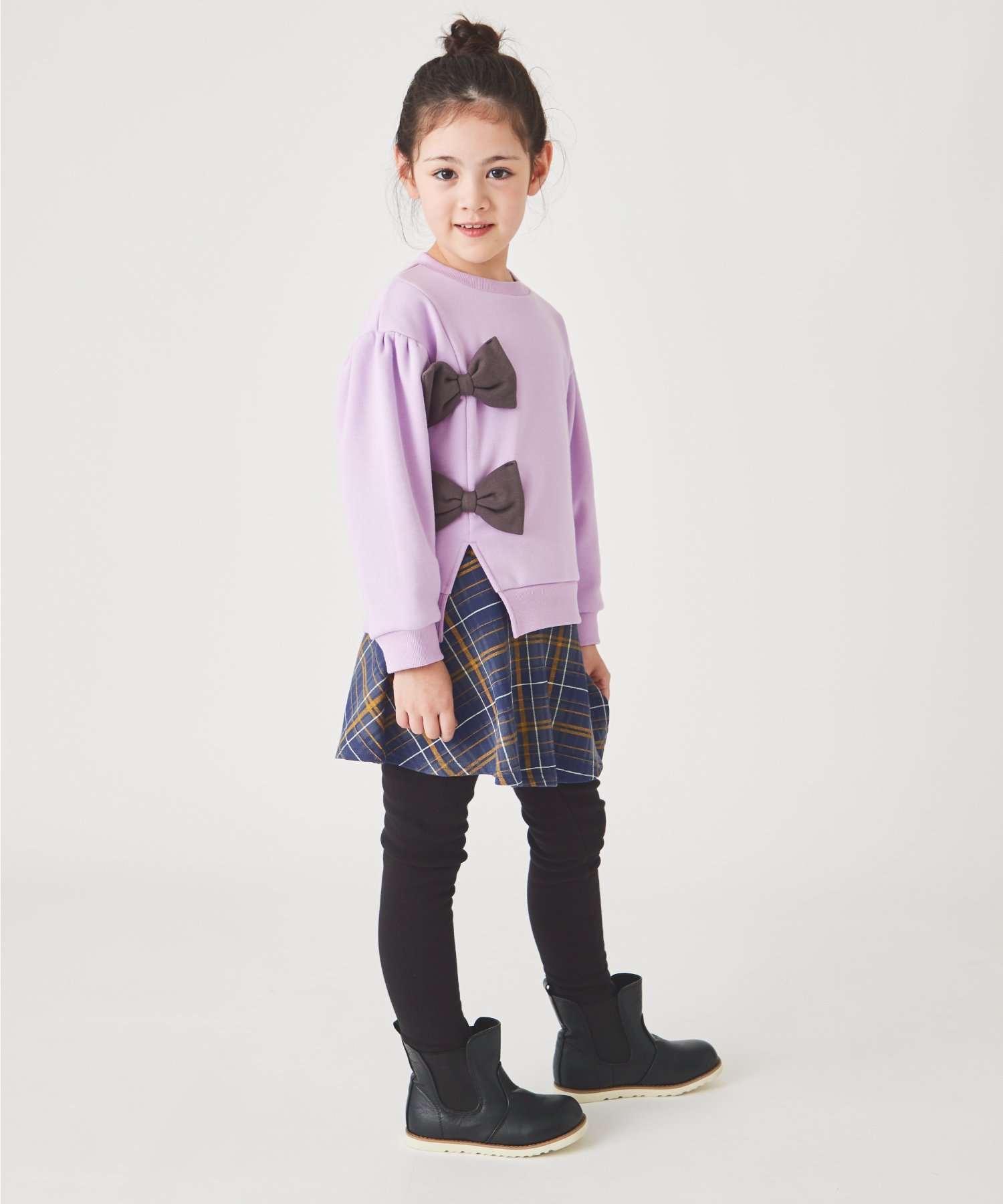 Топ на флисовой подкладке с лентой Ever Closet, Lavender — фото 2