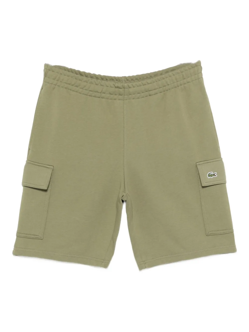 

Шорты с клапанами на карманах и кулиской Lacoste, зеленый