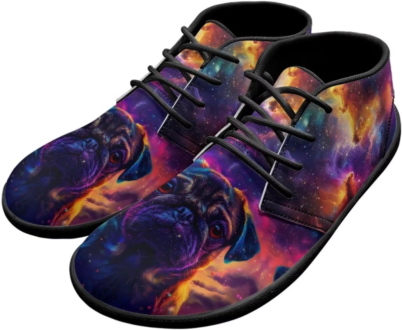 

Мужские ботинки Forchrinse с принтом красивого розового неба, повседневные кроссовки, шнуровка, средние чукка-ботинки, размеры US 6-14, для офиса, работы, вечеринки, путешествий