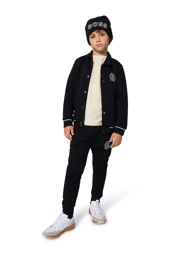 

Детская шапка из смесовой шерсти Boss, черный